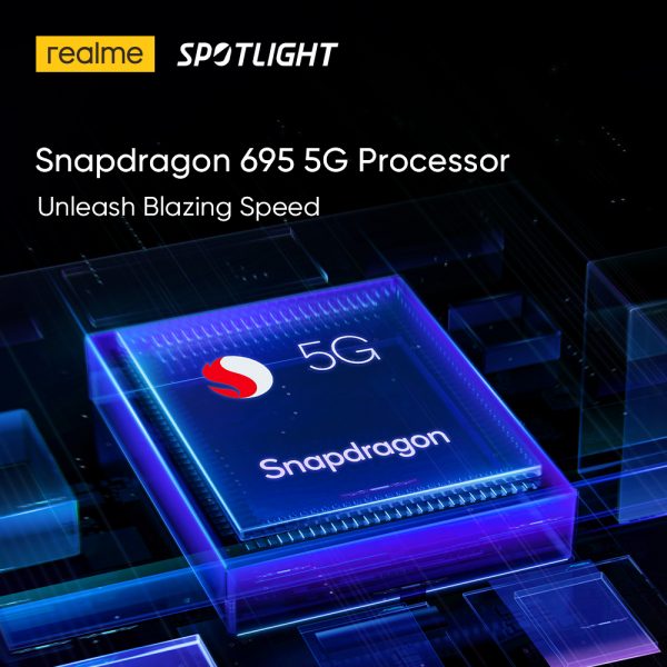 Realme-teléfono inteligente 9 5G, procesador Snapdragon 695 5G, pantalla de 6,6 pulgadas, 120Hz, Triple Cámara ia de 50MP, batería de 5000mAh, NFC, novedad - Imagen 3