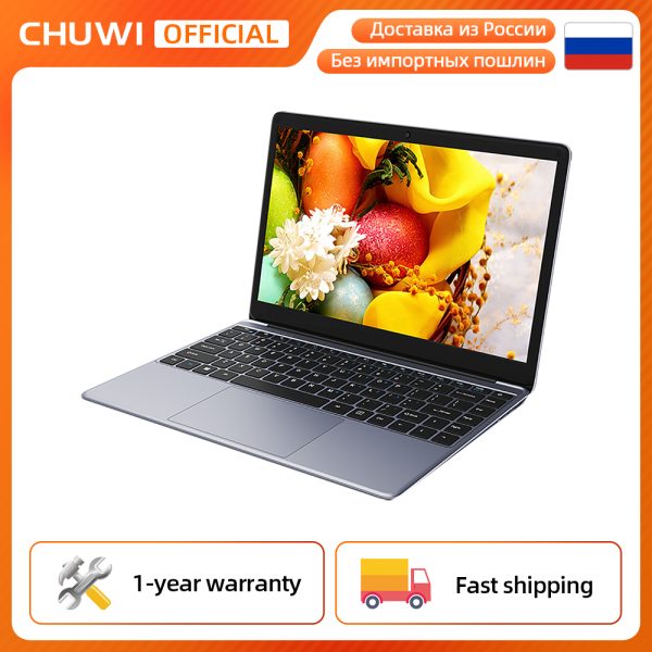 CHUWI HeroBook Pro 14.1" 1920x1080 Resolução Intel Celeron N4020 Dual Core Windows 10 OS 8GB RAM 256GB SSD Laptop com Mini HD