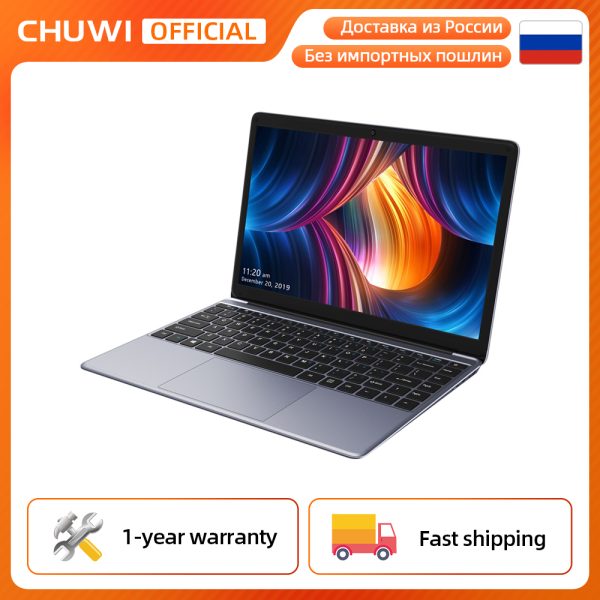 CHUWI-ordenador portátil HeroBook Pro, pantalla FHD de 14,1 pulgadas, Intel Celeron N4020 Dual Core UHD Graphics 600 GPU 8GB RAM 256GB SSD Windows 10