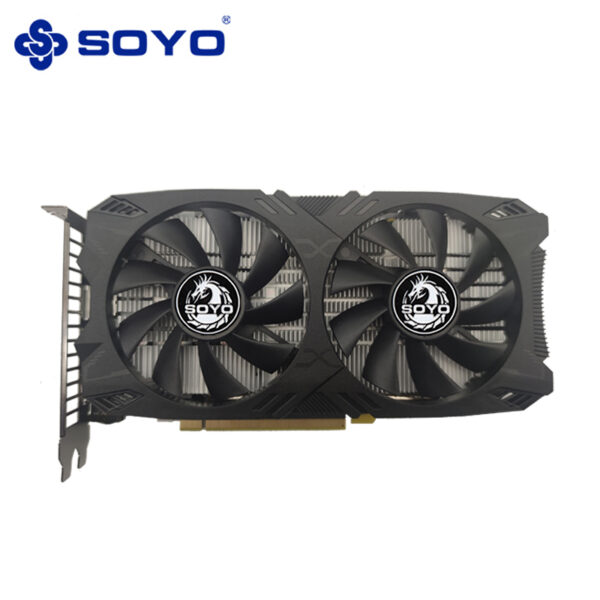 SOYO-tarjeta gráfica para juegos, compatible con CPU de escritorio, AMD RX5700XT 5500XT 6600 6600XT RX580 8GB 16GB GDDR6 128Bit 7NM PCIE4.0X16 - Imagen 4