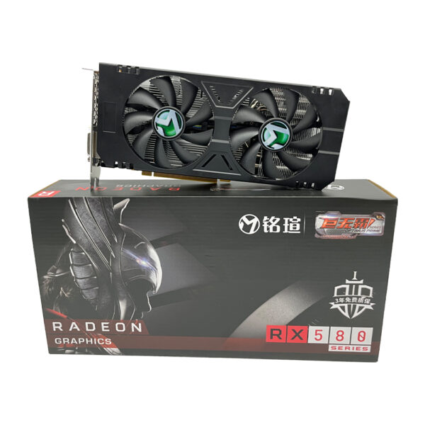 MAXSUN-tarjeta gráfica AMD RX580, 8GB, GDDR5, 256Bit, PCI Express, 3,0x16, Radeon GPU, para ordenador de escritorio - Imagen 2