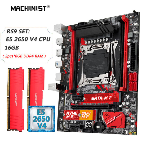 MACHINIST-placa base X99 Combo Xeon kit E5 2650 V4