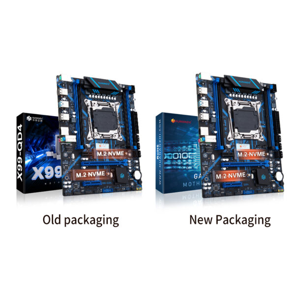 HUANANZHI-placa base X99 QD4 LGA 2011-3 XEON X99, con Intel E5 2680 v4 con 2x16G DDR4, kit combinado de memoria de NON-ECC - Imagen 2