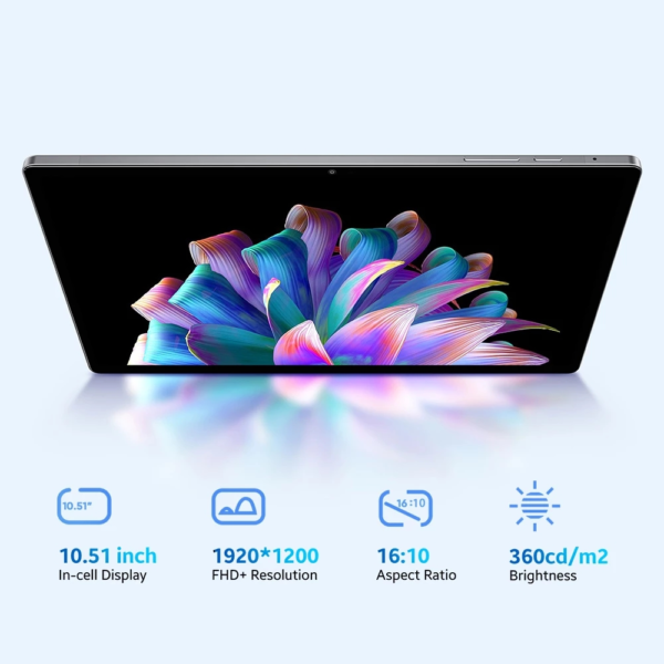 Versión global CHUWI HiPad XPro Tablet de 10 pulgadas Android 12 Unisoc T616 Octa Core 4G LTE 6GB RAM 128GB ROM Cámara dual13MP 8MP 7000mAh Batería Tablets Nuevo 2023 - Imagen 3