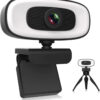 Minicámara Web 4K USB para ordenador, Webcam 2K para PC, portátil, transmisión en vivo, Full HD, 1080P, para trabajar con micrófono y trípode - Imagen 6