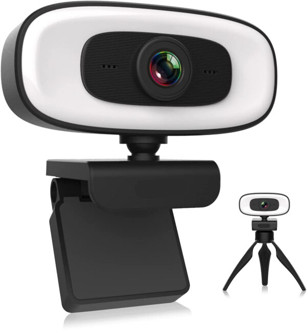 Minicámara Web 4K USB para ordenador, Webcam 2K para PC, portátil, transmisión en vivo, Full HD, 1080P, para trabajar con micrófono y trípode - Imagen 6