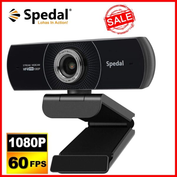 Spedal-cámara Web MF934H 1080P Hd 60fps con micrófono para ordenador portátil de escritorio, Reunión, Streaming, cámara Web, Usb [Software]