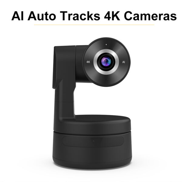 Taida-cámara web 4K con enfoque automático, Webcam PTZ alimentada por Ia, Control remoto, transmisión en vivo, Zoom 3X, pista automática, vídeo para reuniones en línea - Imagen 2