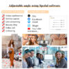 Spedal-cámara Web C920 Pro con gran angular de 120 °, Webcam Full HD 1080P con trípode, Software oficial, USB, Control de Software para Mac y PC - Imagen 2