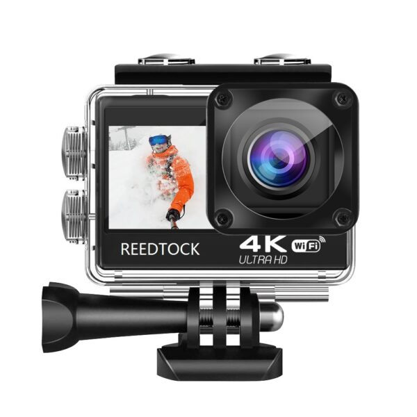 Cámara de Acción 4K 60FPS 24MP 2,0 táctil LCD EIS pantalla WiFi impermeable Control remoto 4X Zoom casco Go 9 Pro Sport Video Recorder - Imagen 2