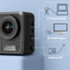 Cámara de Acción Ultra HD 4K 60/30fps 1080P 60fps WiFi 2,4G Hz 170D casco impermeable, grabación de vídeo, cámara deportiva - Imagen 2