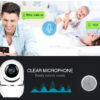 Ycc365-cámara IP HD de seguridad para el hogar, con visión nocturna Monitor de bebé, WiFi, 1080P, Original - Imagen 5