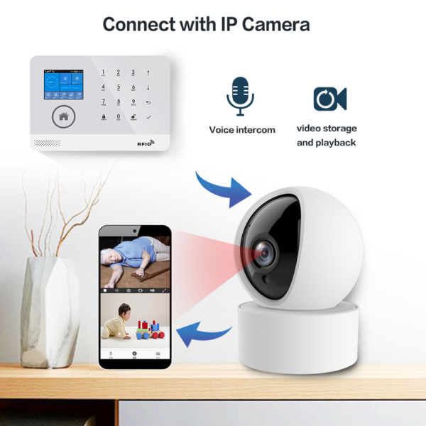 Sistema de alarma de seguridad para el hogar, alarma antirrobo con Sensor de movimiento inalámbrico, WIFI, GSM, compatible con la aplicación Tuya SmartLife, jardín y casa - Imagen 5