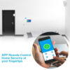 Awaywar-sistema de alarma antirrobo para el hogar, kit de seguridad con WIFI, GSM, pantalla táctil de 4,3 pulgadas, Tuya, Control remoto, RFID, para desarmar - Imagen 5