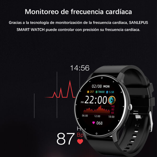 LIGE-reloj inteligente deportivo para hombre, nuevo accesorio de pulsera resistente al agua IP67 con Bluetooth y pantalla táctil, compatible con Android e ios, incluye caja, 2023 - Imagen 2