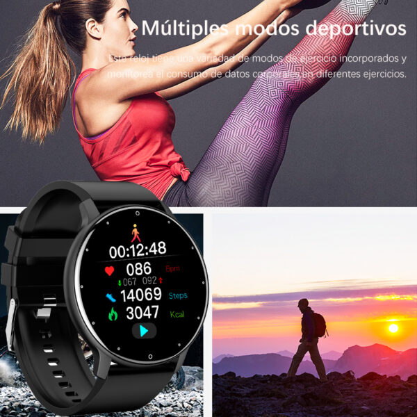 LIGE-reloj inteligente deportivo para hombre, nuevo accesorio de pulsera resistente al agua IP67 con Bluetooth y pantalla táctil, compatible con Android e ios, incluye caja, 2023 - Imagen 3