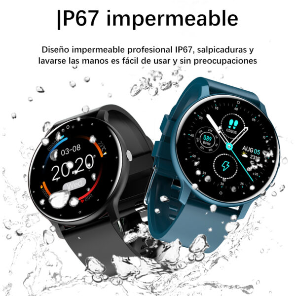 LIGE-reloj inteligente deportivo para hombre, nuevo accesorio de pulsera resistente al agua IP67 con Bluetooth y pantalla táctil, compatible con Android e ios, incluye caja, 2023 - Imagen 4