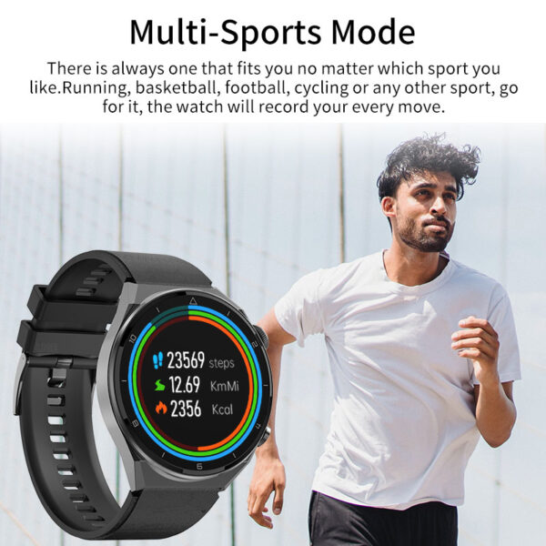 LIGE-reloj inteligente deportivo para hombre, nuevo accesorio de pulsera resistente al agua con Pantalla AMOLED HD, Control de acceso NFC, Bluetooth y llamadas - Imagen 6