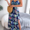 Vestido largo informal de verano con estampado Floral para mujer - Imagen 2