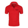 Polo de manga corta con solapa para hombre, camiseta informal holgada, transpirable, secado rápido, ropa de viaje al aire libre, Verano - Imagen 5