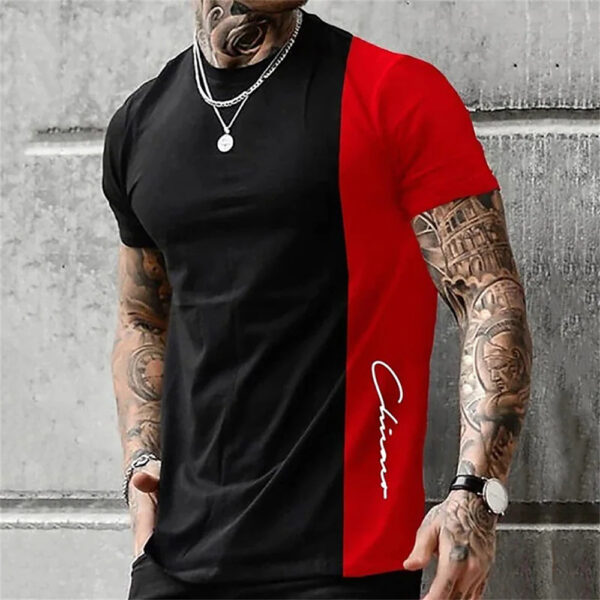 Camiseta Retro clásica para hombre, Camisa ajustada, absorbente de sudor, deportiva, Fitness, Manga corta avanzada, estilo Simple, ropa superior