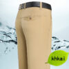 Pantalones de marca para hombre, pantalón de mediana edad, Delgado, informal, Color sólido, suelto, cintura alta, primavera y verano - Imagen 4