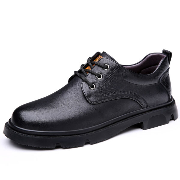 Zapatos de cuero genuino para hombre, calzado de cuero de vaca de alta calidad, hecho a mano, altura Invisible, aumento de 6cm, talla 37-48