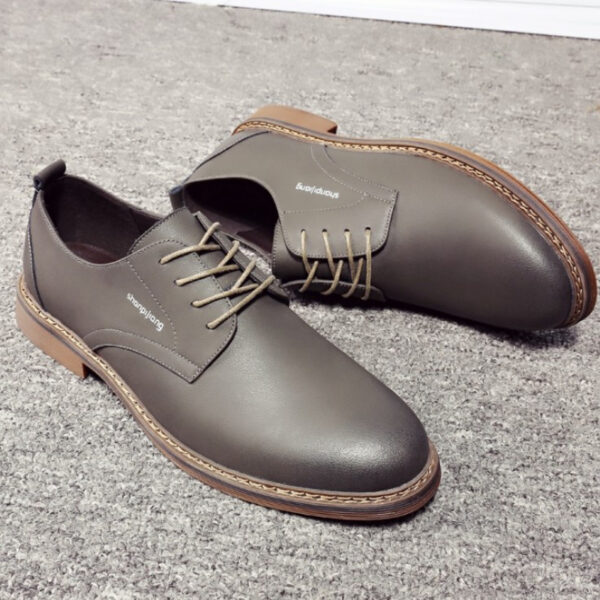 Zapatos informales de cuero para hombre, mocasines con tacón oculto, insertos de elevación, aumento de altura, 6 CM - Imagen 4