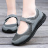 Zapatos vulcanizados transpirables para mujer, zapatos deportivos informales ultraligeros, cómodos, planos para caminar - Imagen 5