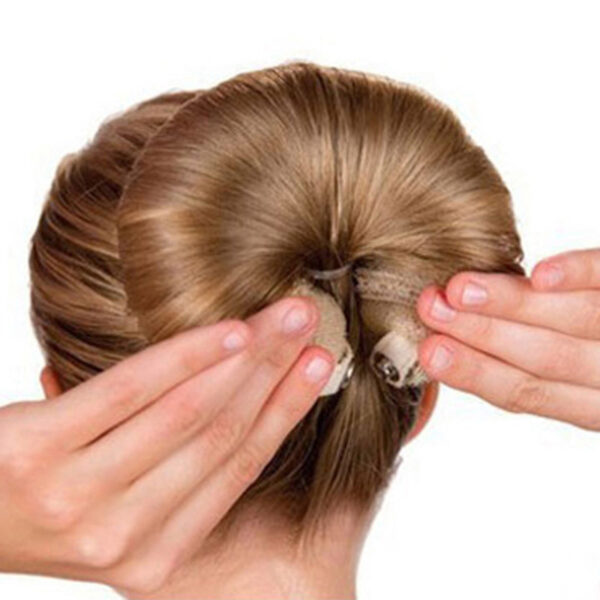 Donut mágico para hacer moños para mujer, accesorios para el cabello, herramientas de peinado trenzado, pinzas para el cabello, horquillas - Imagen 2