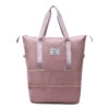 AOTTLA-Bolso de viaje para mujer, bolsa de hombro informal de calidad con doble cremallera, bolso de expansión, bolso femenino grande, bolso de equipaje, nueva moda - Imagen 4