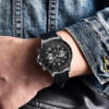 LIGE-Reloj analógico de silicona para Hombre, accesorio de pulsera de cuarzo resistente al agua con cronógrafo, complemento masculino deportivo de marca de lujo con fecha, nuevo, 2023 - Imagen 5
