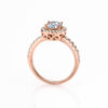 Anillo de diamante de moissanita para mujer, sortija de compromiso de plata 925, oro de 18 quilates, regalo de boda clásico, tamaño 1,5/2/3/5 quilates - Imagen 3
