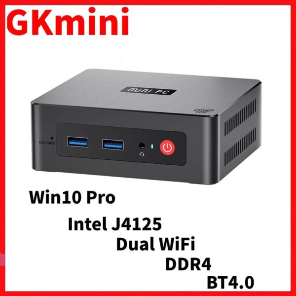 Beelink-Mini ordenador de escritorio EQ12 Pro GK Mini S12, 12. ª generación, Intel Core i3 N305 N95 N100 J4125, Windows 10 11, WIFI6 DDR5 BT - Imagen 2