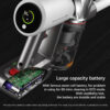 ESMAY10 (100-10€）REDROAD-aspiradora de mano inalámbrica 4 en 1, aspirador potente con doble Motor, LED, 60min de tiempo de ejecución, 26,5 kPa, 17 - Imagen 4
