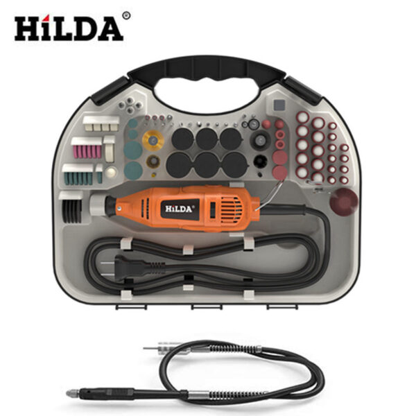 HILDA-Mini amoladora eléctrica, pluma de grabado, herramienta rotativa eléctrica, accesorios de rectificadora - Imagen 2