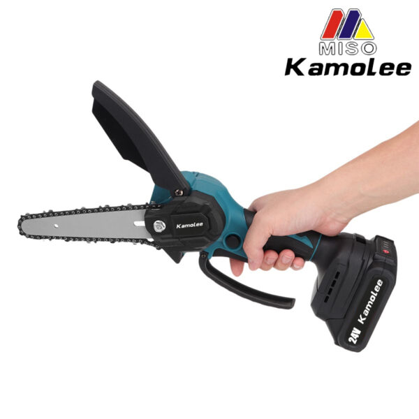 Kamolee-motosierra eléctrica sin escobillas, cortador de madera, herramienta eléctrica de poda de jardín para batería Makita de 18V, 24V, 4/6/8 pulgadas - Imagen 3