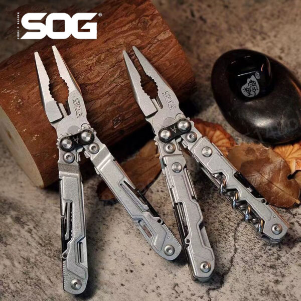 SOG-Mini herramienta multifunción PP1001/PL1001, alicates plegables para acampar al aire libre, equipo EDC