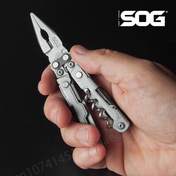 SOG-Mini herramienta multifunción PP1001/PL1001, alicates plegables para acampar al aire libre, equipo EDC - Imagen 4