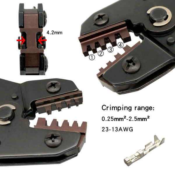 Juego de alicates de SN-2 para terminales DuPont, abrazadera de resorte de enchufe XH2.54 SM para JST ZH1.5, 2.0PH, 2.5XH, EH SM, Kit de conectores en caja - Imagen 6