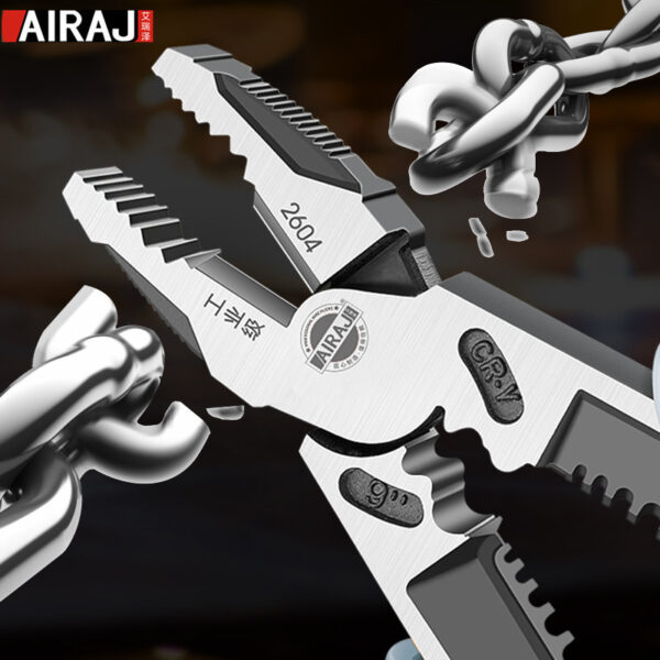 AIRAJ-Alicates diagonales universales multifuncionales, alicates pesados, herramientas de Hardware, cortadores de alambre universales para electricista