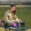 Batería de fosfato de hierro y litio de 58Ah130W, fuente de alimentación de almacenamiento de energía portátil, tiro al aire libre, Camping con enchufe, batería de respaldo - Imagen 2