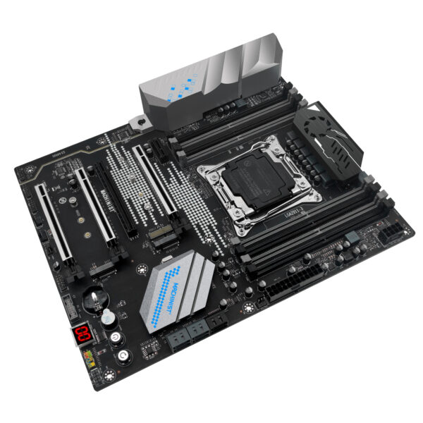 MACHINIST-Conjunto de placa base MR9S X99, procesador Xeon E5 2680 V4, LGA 2011-3 CPU 64G = 4x16G DDR4 ECC RAM Memory NVME M.2 SATA WIFI - Imagen 4