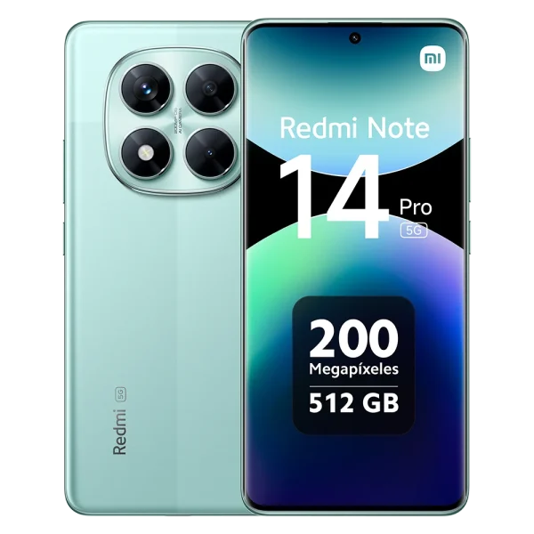 Xiaomi Redmi Note 14 Pro 5G Versión Europea 256GB/512GB MTK Dimensity 7300-Ultra Pantalla AMOLED 6,67" 120Hz, 200MP, IP68, NFC - Imagen 2