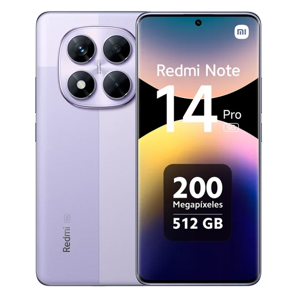 Xiaomi Redmi Note 14 Pro 5G Versión Europea 256GB/512GB MTK Dimensity 7300-Ultra Pantalla AMOLED 6,67" 120Hz, 200MP, IP68, NFC - Imagen 5